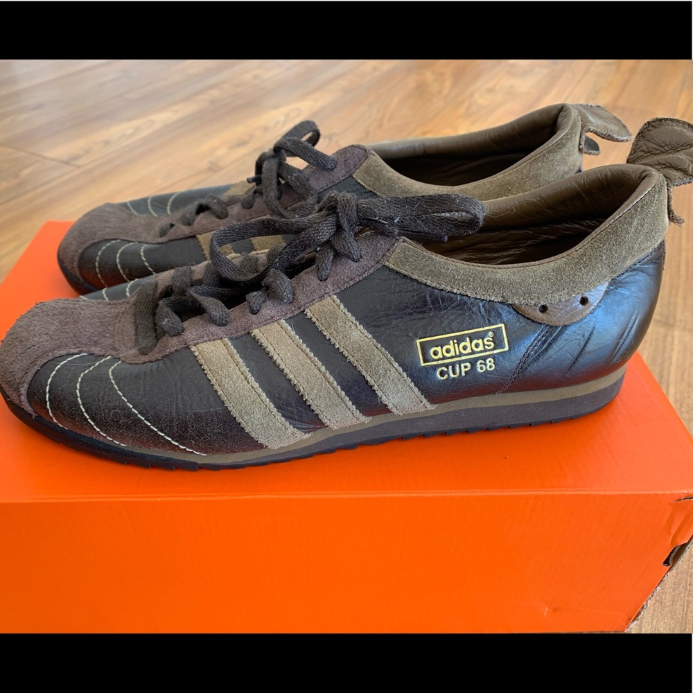 Adidas CUP 68 Brown Natural Leather 10.5 US